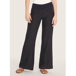 Anthropologie Harriton Linen Wide Leg Flare Pant
